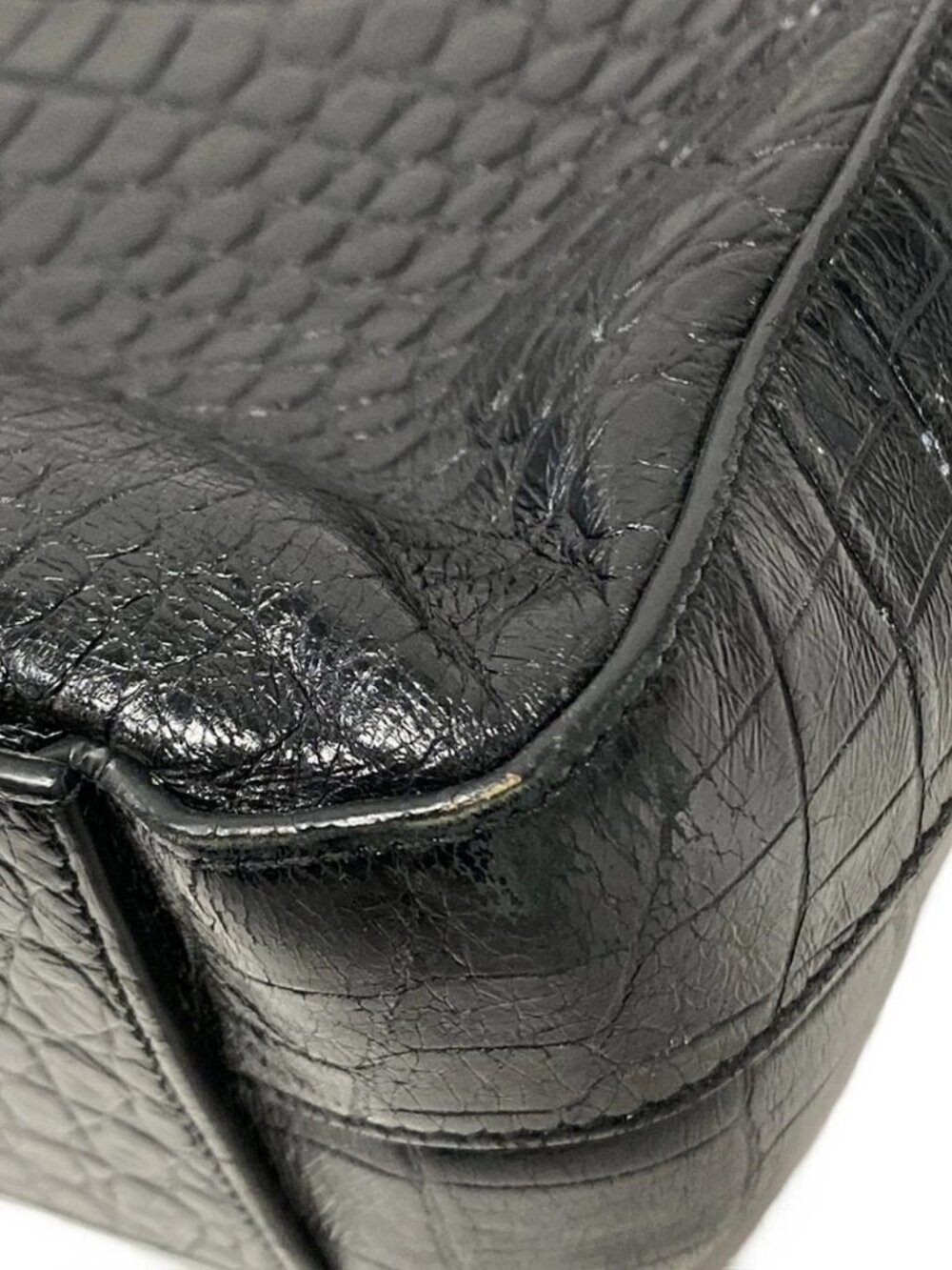 SAINT LAURENT PARIS Classic Museum 342606 Black Leather Business Bag - Picture 6 of 15